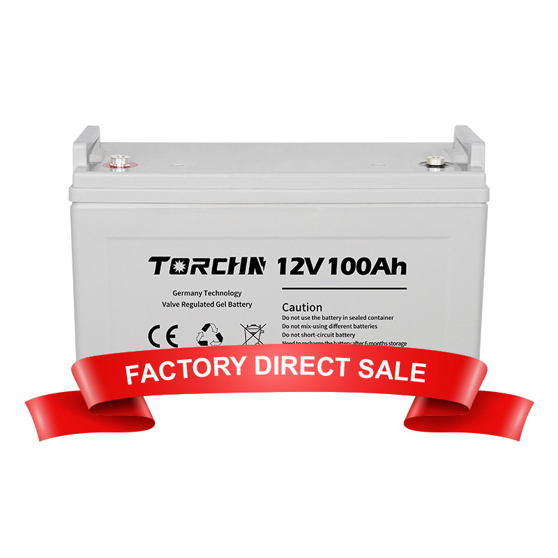 TORCHN 12V 100Ah gēla svina skābes akumulators